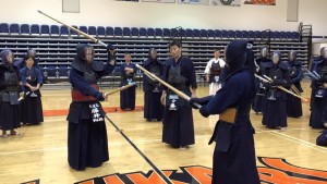 demonstration by Fujii sensei and Sato sensei