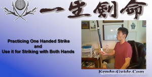 One Handed Men Strike-above eye level