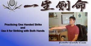 One Handed Men Strike-extend your arm