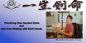 One Handed Men Strike-front of face