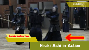 Hiraki-ashi-in-action